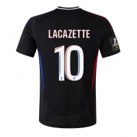 Billiga Olympique Lyonnais Alexandre Lacazette #10 Borta fotbollskläder 2024-25 Kortärmad